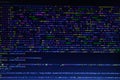 Html css coding screen, technology background of coding screen Royalty Free Stock Photo