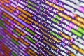 HTML5 in editor for website development. Royalty Free Stock Photo