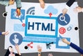 HTML Internet Coding Website Software Concept