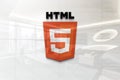 Html 5 on iphone realistic texture Royalty Free Stock Photo
