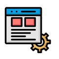 Html Isolated Vector icon which can easily modify or edit