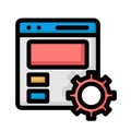 Html Isolated Vector icon which can easily modify or edit