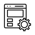 Html Isolated Vector icon which can easily modify or edit