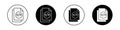 HTML script icon Royalty Free Stock Photo