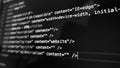 Html web design code for developers and designers. Royalty Free Stock Photo
