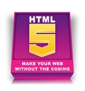 Html5 banner Royalty Free Stock Photo