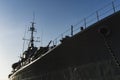 HTMS Maeklong battleship museum Royalty Free Stock Photo