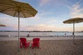 HTO park sunset, Toronto,Ontario,Canada Royalty Free Stock Photo