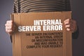 Http Error 500, Server error page concept