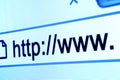 Http www browser bar Royalty Free Stock Photo