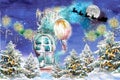 Christmas illustration Royalty Free Stock Photo