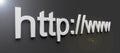 Http www internet web address in search bar of browser Royalty Free Stock Photo