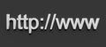 http www internet web address in search bar of browser Royalty Free Stock Photo