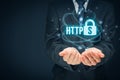 HTTPS concept Royalty Free Stock Photo