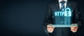 HTTPS concept Royalty Free Stock Photo