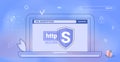 HTTPS Protected connection Secure protocol Security communication