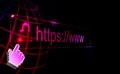 Https protected web page Royalty Free Stock Photo