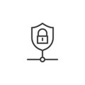 HTTPS Protocol line icon