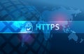 HTTPS Secure Data Transfer Protocol on Web