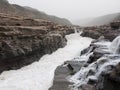Hu Kou Waterfalls of the Yellow River Royalty Free Stock Photo