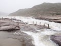 Hu Kou Waterfalls of the Yellow River Royalty Free Stock Photo