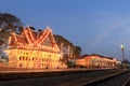 Hua Hin railway station Royalty Free Stock Photo