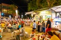 HUA HIN, THAILAND - FEB 24 2019: Cicada Market in Hua Hin. It is a famous night market, consist of handmade decorative items,