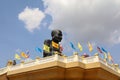 Hua Hin, THAILAND - January 25, 2020: Big Buddha Statue at Wat Huay Mongkol Temple the famous landmark in Thailland Royalty Free Stock Photo