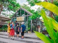 HUA HIN, THAILAND - JUNE 24, 2018: Seenspace Huahin is a life style community mall eating and shopping relax beautiful place.