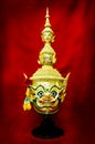 Hua Khon (Ancient Thai Show Mask) Royalty Free Stock Photo