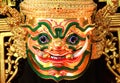 Hua Khon (Ancient Thai Show Mask) use in Khon Thai classical sty