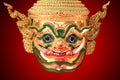 Hua Khon (Ancient Thai Show Mask) use in Khon Thai classical sty