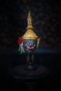 Hua Khon.The mask  for Thai traditional  dance of the Ramayana Epic Royalty Free Stock Photo