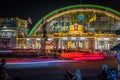 Hua Lamphong railway station or Bangkok Grand Central Terminal Railway Station at night.