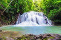 Hua mea khamin water falls in Erawan National Park, Kanchanabur
