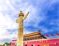 Huabiao Column Tiananmen Gate Gugong Forbidden City Palace Beijing China