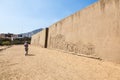 Huaca or Temple of the Dragon or the Rainbow. Royalty Free Stock Photo