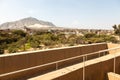 Huaca or Temple of the Dragon or the Rainbow. Royalty Free Stock Photo