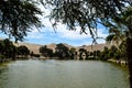 Huacachina desert oasis. Ica, Peru Royalty Free Stock Photo