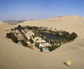 Huacachina oasis Royalty Free Stock Photo