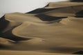 Huacachina Sand dunes. Peru landscape. travel Royalty Free Stock Photo