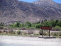 Beautiful panoramic view of the Quebrada de Humahuaca Huacalera Jujuy Argentina.