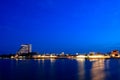 HuaHin City on Twilight sky, Thailand Royalty Free Stock Photo