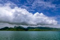 Huahine Island in the French Polynesia in the Pacific ocean