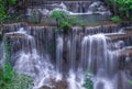 Huai Mae Kamin waterfall Fourth level Srinakarin Dam in Kanchanaburi, Thailand