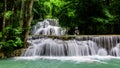 Huai Mae Kamin Waterfall Royalty Free Stock Photo