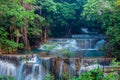 Huai Mae Kamin Waterfall Royalty Free Stock Photo