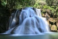 Huai Mae Khamin Waterfall Khuean Srinagarindra National Park Kanchanaburi,Thailand Royalty Free Stock Photo