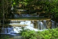 Huai Mae Khamin Waterfall Khuean Srinagarindra National Park Kanchanaburi,Thailand Royalty Free Stock Photo