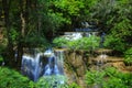 Huai Mae Khamin Waterfall Khuean Srinagarindra National Park Kanchanaburi,Thailand Royalty Free Stock Photo